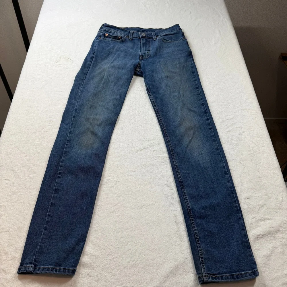 Levi's 511 Slim Fit Jeans Mens‎ W29 L32 Blue Good WaterLess Denim 04511-2595